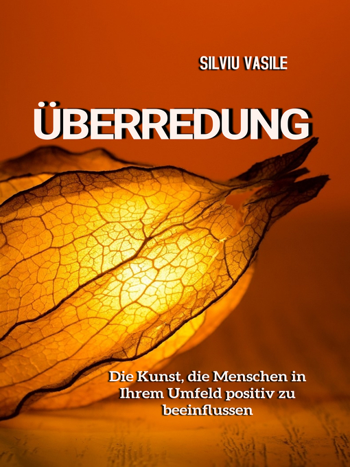 Title details for ÜBERREDUNG by Silviu Vasile - Available